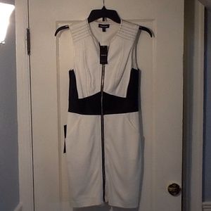 Bebe XS black and white dress