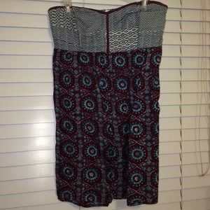 Strapless roxy dress