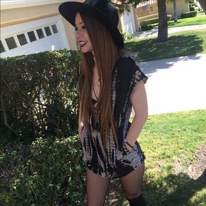 Tie-dye Romper Urban Outfitters