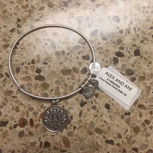 Alex and Ani lotus petals bangle