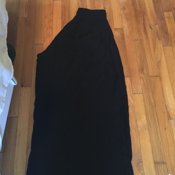 Black wide legged palazzo pants