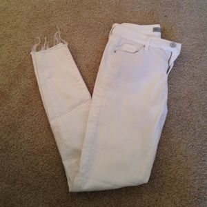 Topshop Moto Leigh White Denim