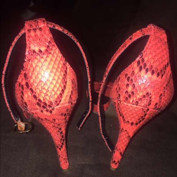 Charlotte Russe Snake skin heels