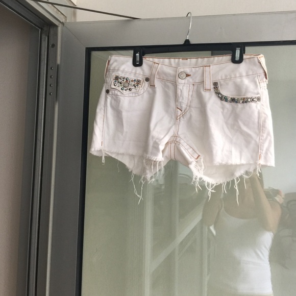 White denim shorts - Picture 1 of 1