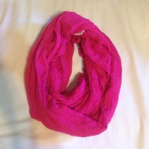 Hot pink scarf