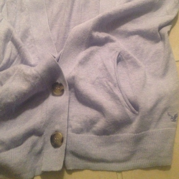 Lavender 3/4 Sleeve Cardigan - Picture 3 of 3