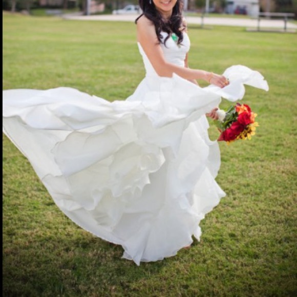 Wedding dress, like new.