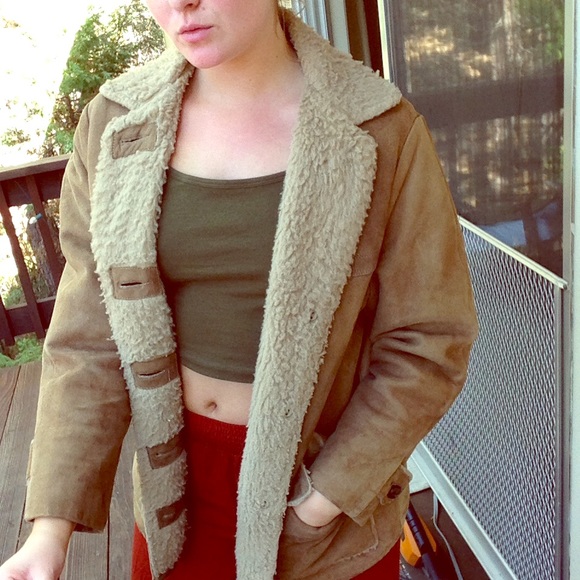 Jackets & Coats Vintage Deer Skin Coat Poshmark