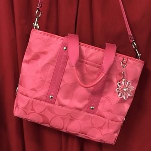 Large Pink Coach Bag
