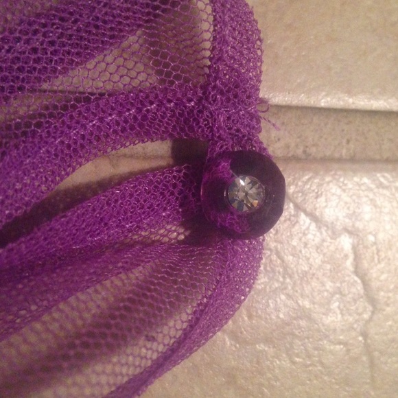 Purple Sequin Skater Dress - Picture 4 of 4