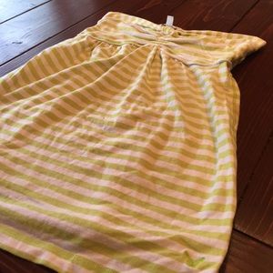 Green & White Tube Top