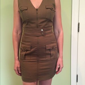 Bebe military dress, size 6