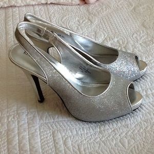 Silver heels