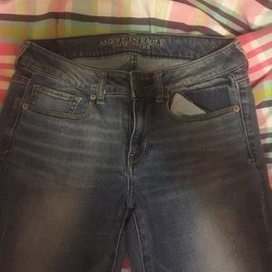 American eagle skinny stretch jeans.