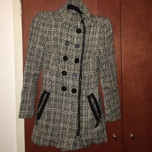 Bebe XS Winter Coat Tweed