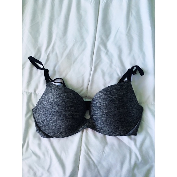 grey mesh bra