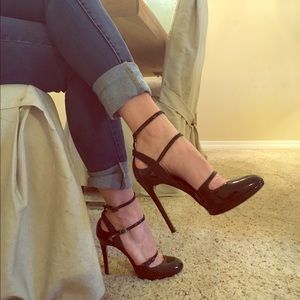 Beautiful patent leather Brian Atwood stilettos!!