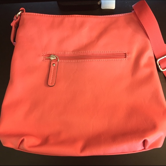 Coral genuine leather purse - Picture 3 of 4