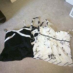 Lot of WHBM bustiers,  size 4