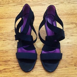 Tahari Dashley Black Heels, 8.5