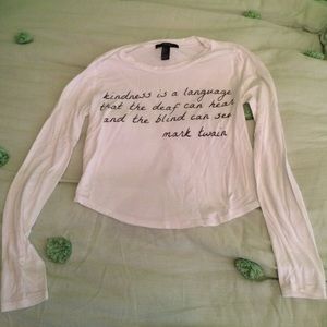 Forever 21 Long-Sleeve Graphic Shirt
