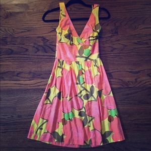 Trina Turk Floral Halter Dress Size 0