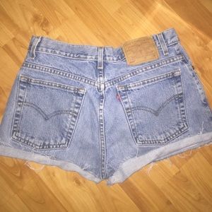 Vintage Levi's hi-rise shorts