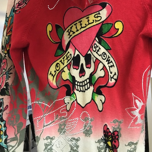 Ed hardy sweater/top - Picture 2 of 4