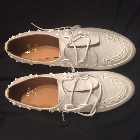White Creeper Brogues