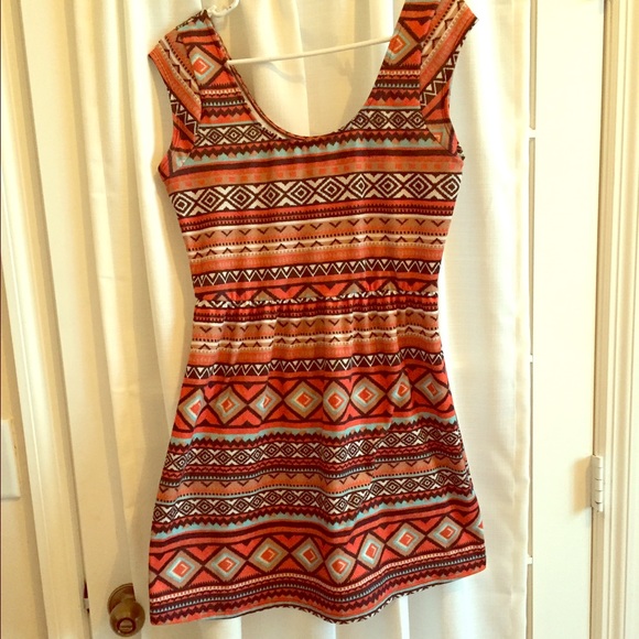 Gb tribal Aztec Sz large dress EUC