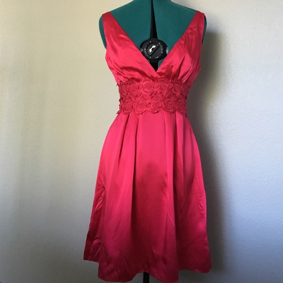 Custom-made silk dress.
