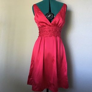 Custom-made silk dress.