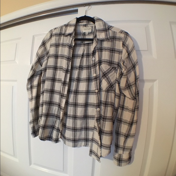 Black & White Plaid Flannel