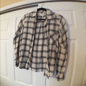 Black & White Plaid Flannel