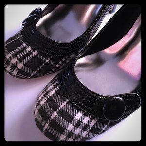 Plaid Heels