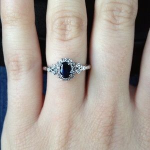 Sapphire and Diamond ring