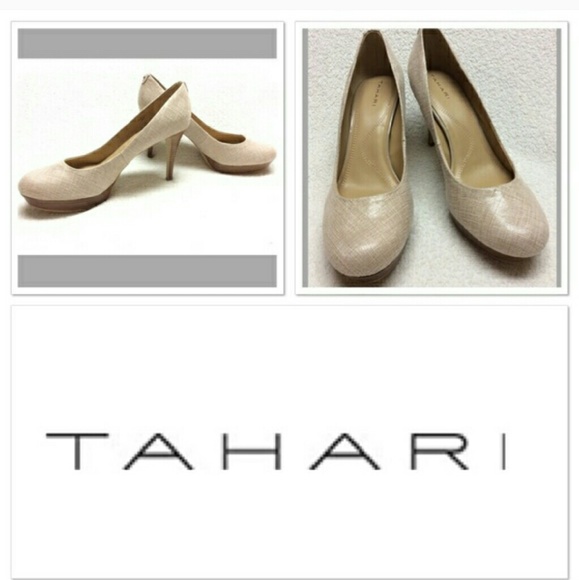 Tahari Beige Pumps