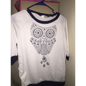 Long sleeve owl shirt
