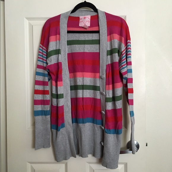 Striped Colorful Cardigan