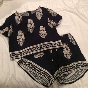 Two piece romper set
