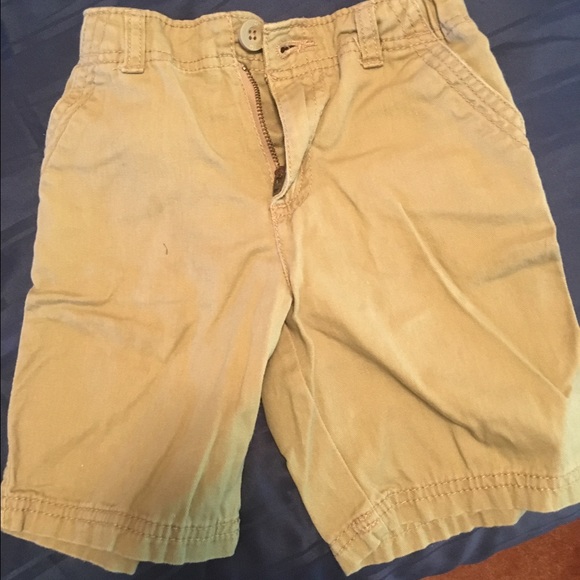 Little boys' khaki shorts