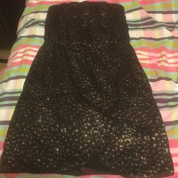 Black sparkly Charlotte Russe dress