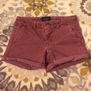 American Eagle Shorts Red