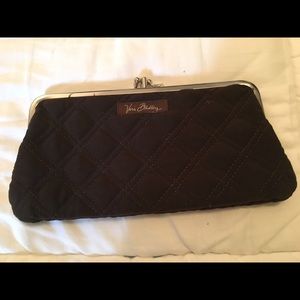 Vera Bradley Double Kisslock Wallet in Expresso