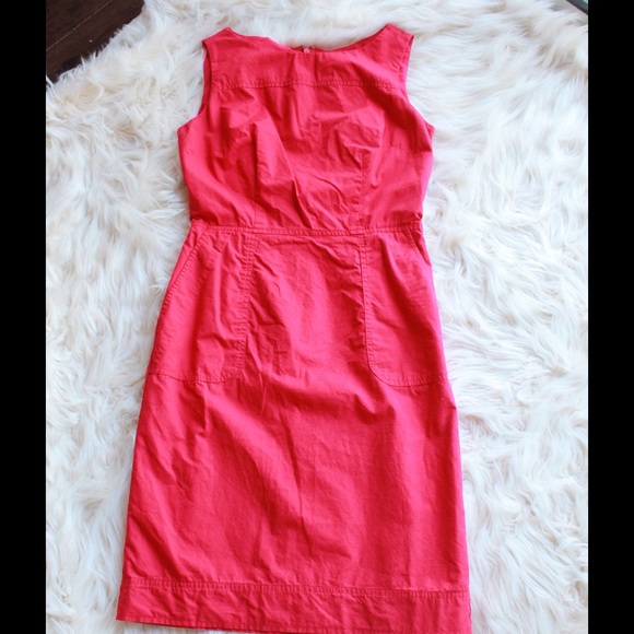 Banana Republic Red Midi Dress