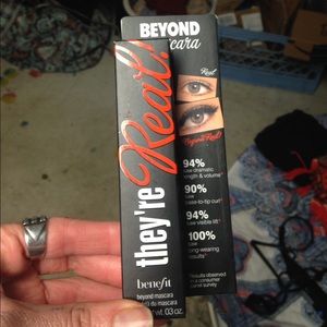 New benefit they're real mascara.