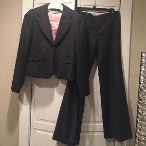 Juicy Couture Gray Pinstripe Business Suite