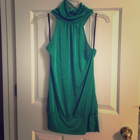 Charlotte Russe emerald green tank