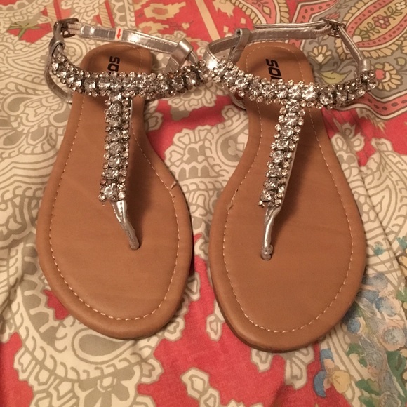 Jeweled sandals SODA