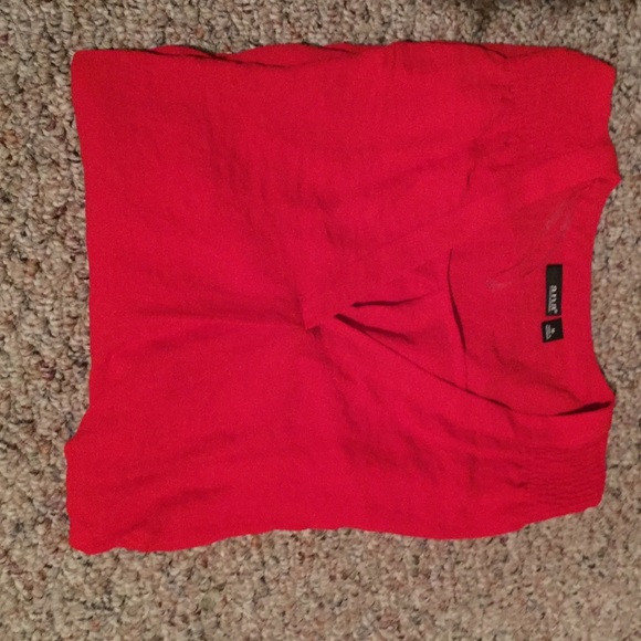 red blouse